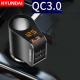 Tẩu sạc ra 1 cổng tẩu và 3 cổng usb - sạc nhanh QC 3.0